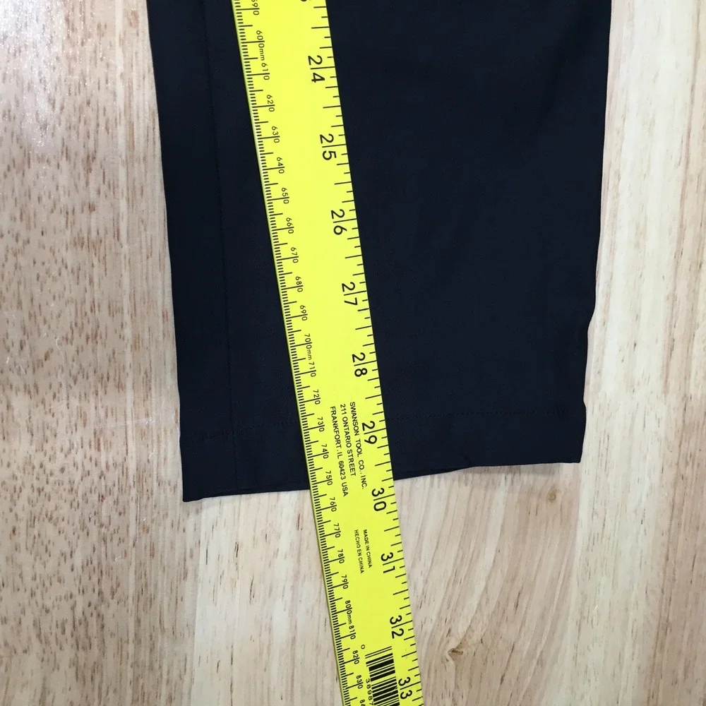 Nike Womens Golf Pants Dri-FIT Slim Fit Size 2 Black‎